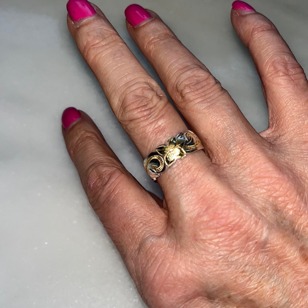 Sterling Silver and Gold Tone Ring